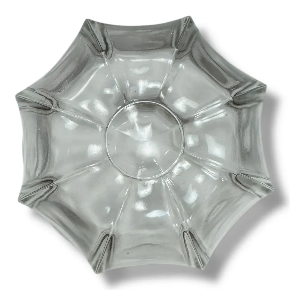 Vintage Indiana Crystal Umbrella Trinket Bowl